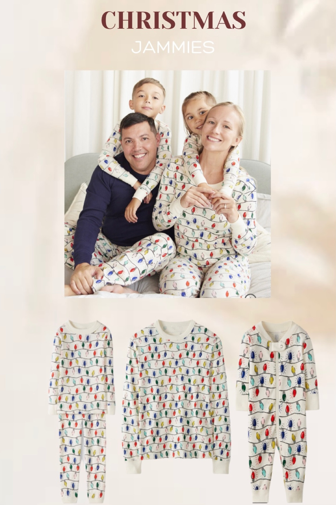 Matching Family Pjs! Love these Christmas Jammies from Hanna Andersson.

So many different patterns to choose from! 


Holiday pjs
Christmas pajamas 
Christmas Lights
Christmas 
Matching Family Sets
Colorful Christmas Pjs

#LTKSeasonal #LTKHoliday #LTKfamily