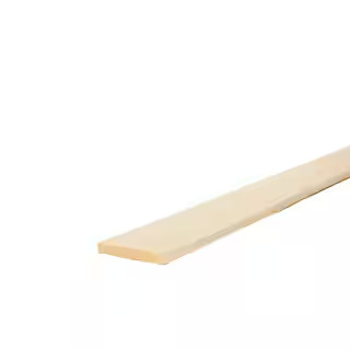 1 in. x 6 in. x 8 ft. Select Kiln-Dried Square Edge Whitewood Board | The Home Depot