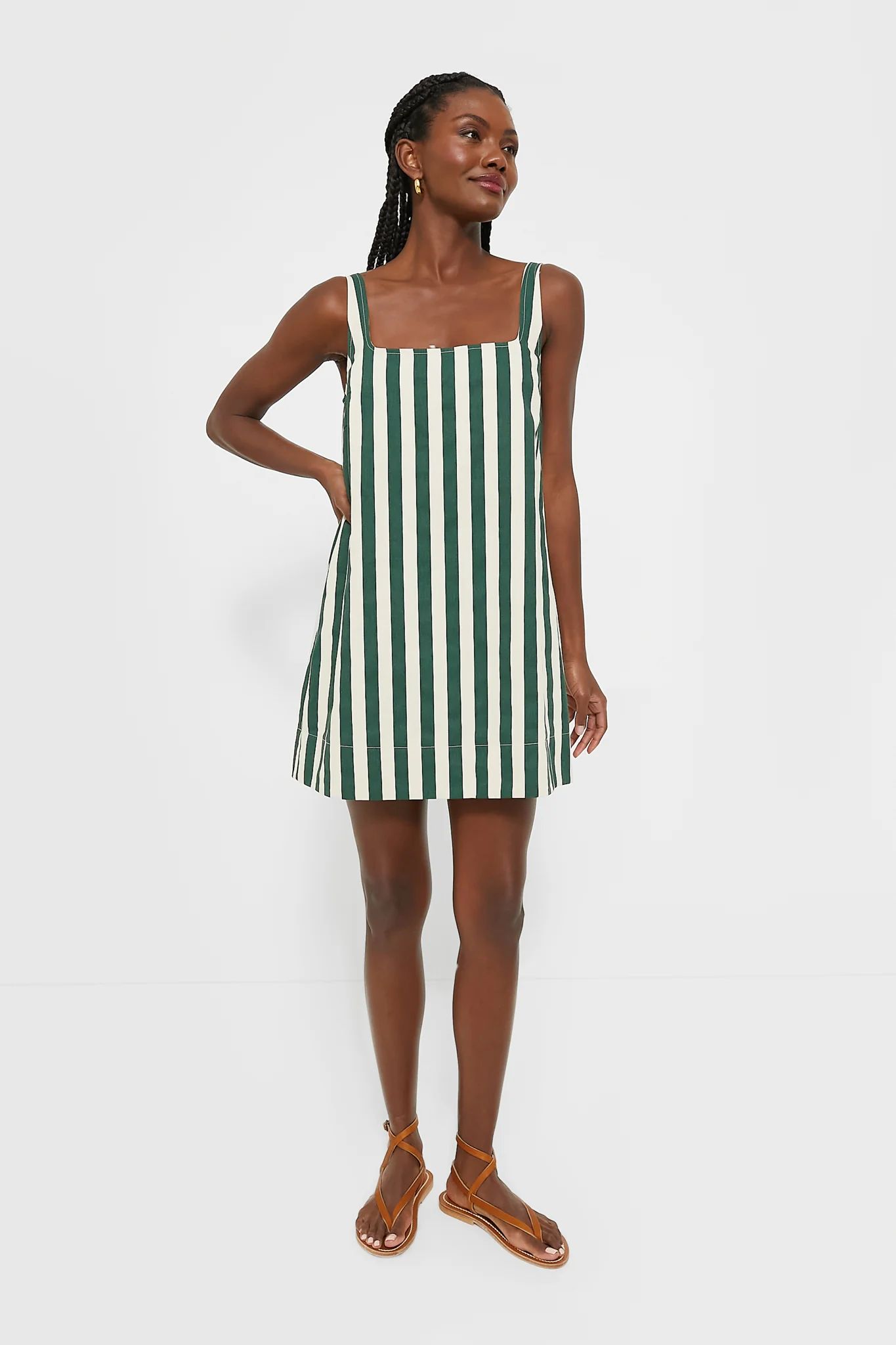 Jade Stripe Cassie Dress | Tuckernuck (US)