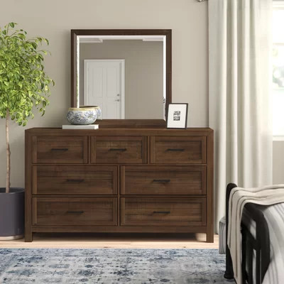Craigsville 7 Drawer Dresser with Mirror | Wayfair North America