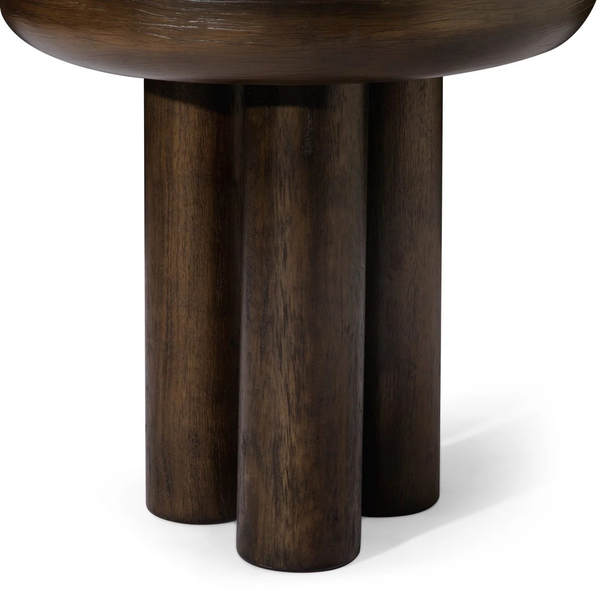 Maven Lane Owen Wooden Side Table, 19" Round Accent Table | Wayfair North America