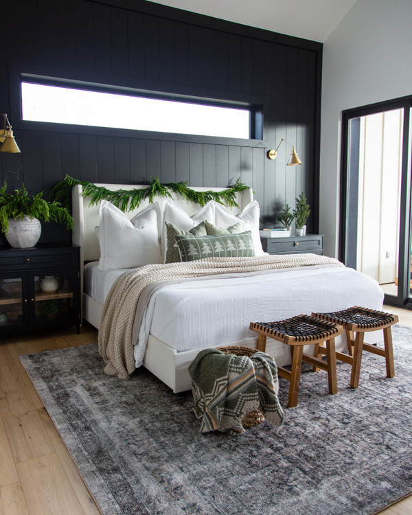 Transform your bedroom into a holiday retreat with the coziest seasonal touches!