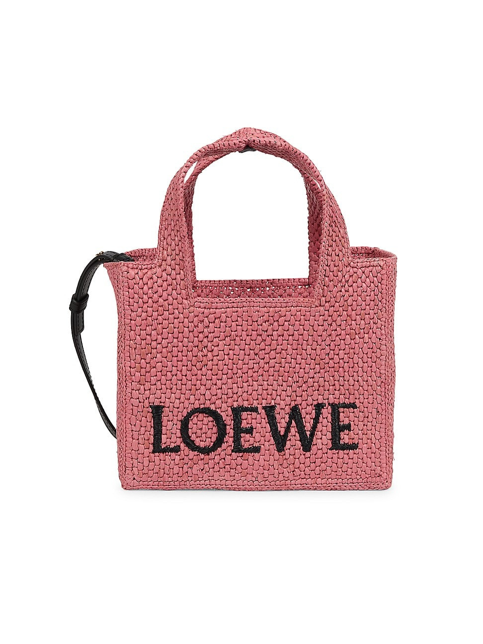 Women's LOEWE x Paula's Ibiza Mini Raffia Tote Bag - Sunset Pink | Saks Fifth Avenue