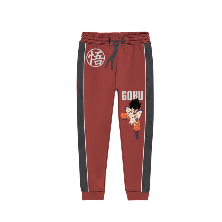 Dragon Ball Z Boys Goku Active Jogger Pants, Sizes 4-16 | Walmart (US)