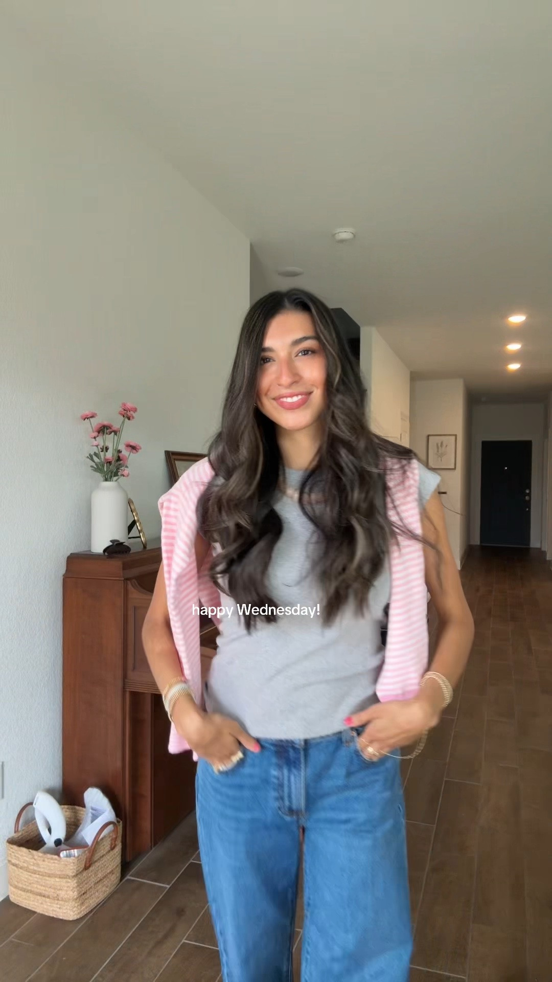 striped cardigan is from @shopheylovely