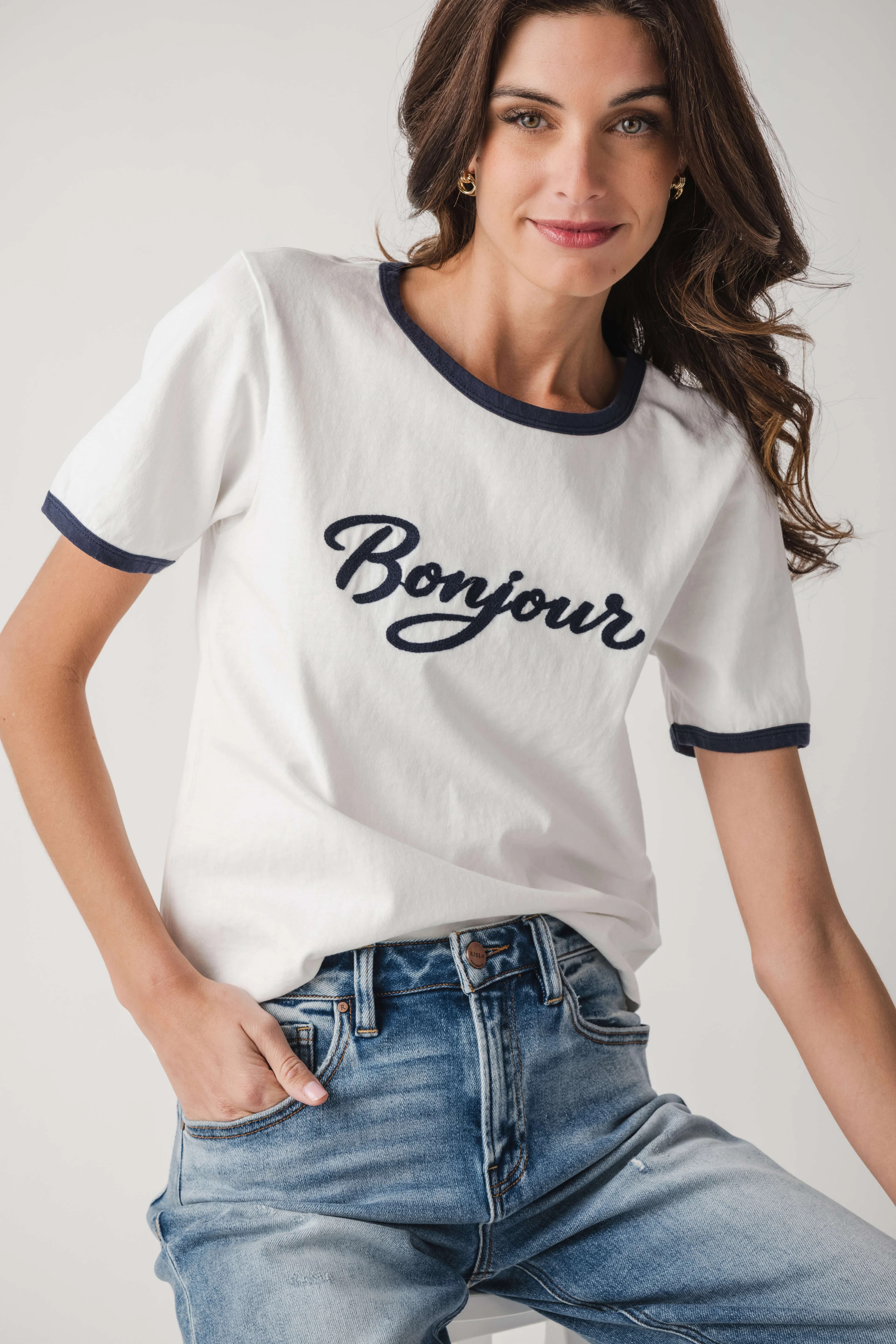 Raisonnel Bonjour Tee | Social Threads