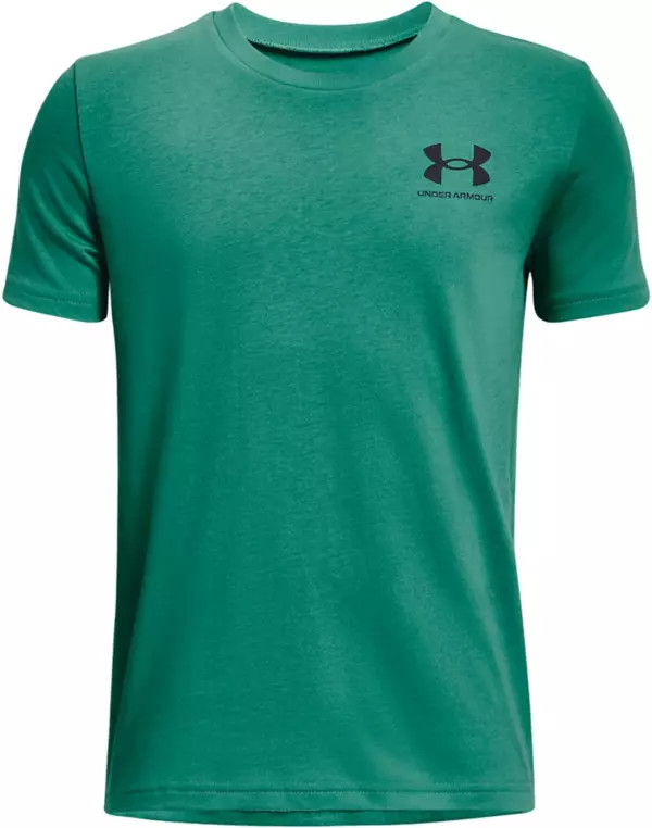 Under Armour Boys' Sportstyle Left Chest Short Sleeve T-Shirt | Dick's Sporting Goods