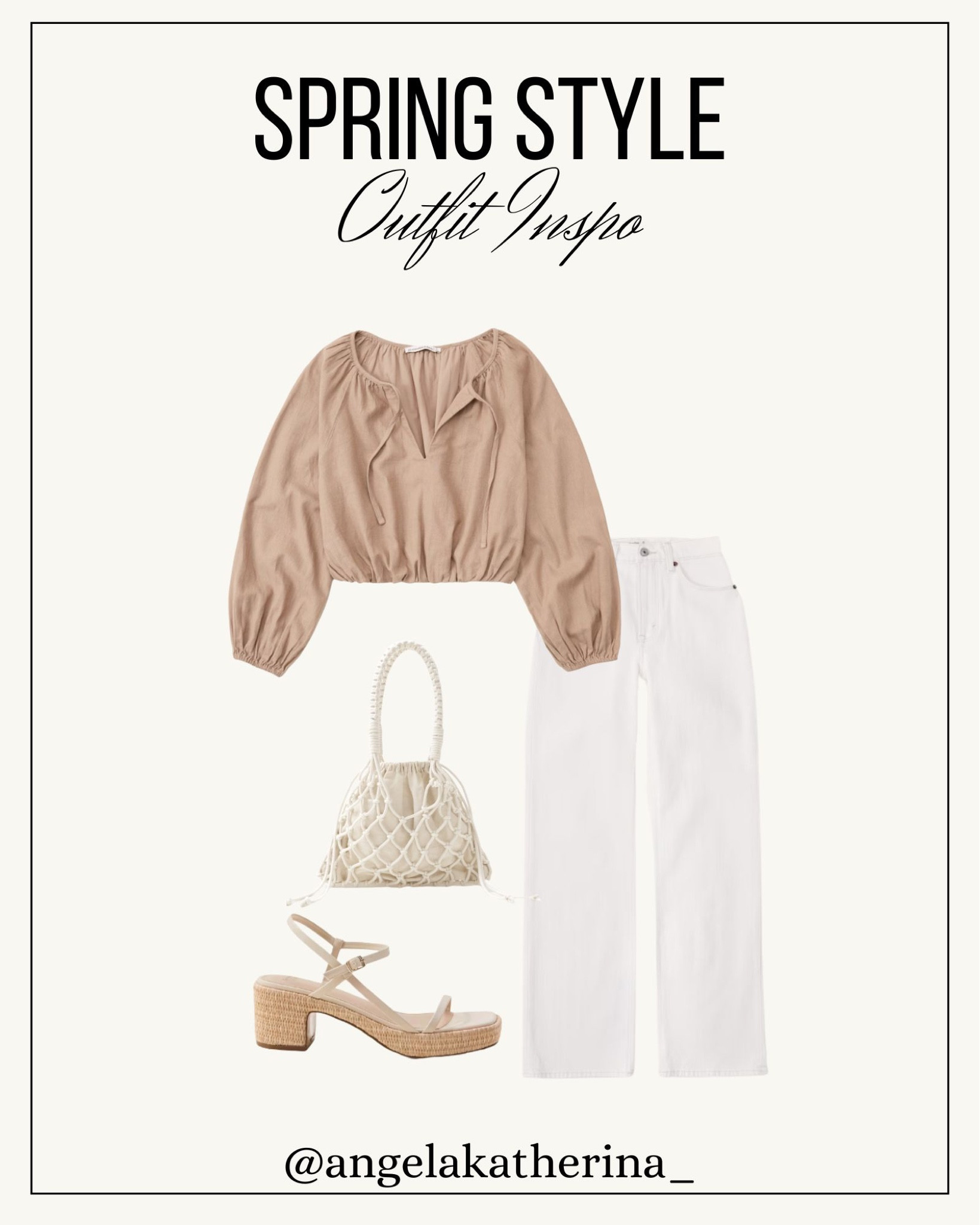Spring Outfit Inspo ✨ vacation outfits, bikini, swimsuit, linen pants, spring break outfit, beach outfit, two piece swimsuit, white bikini, bucket bag, white pants white jeans 

#LTKFind #LTKunder100 #LTKtravel
