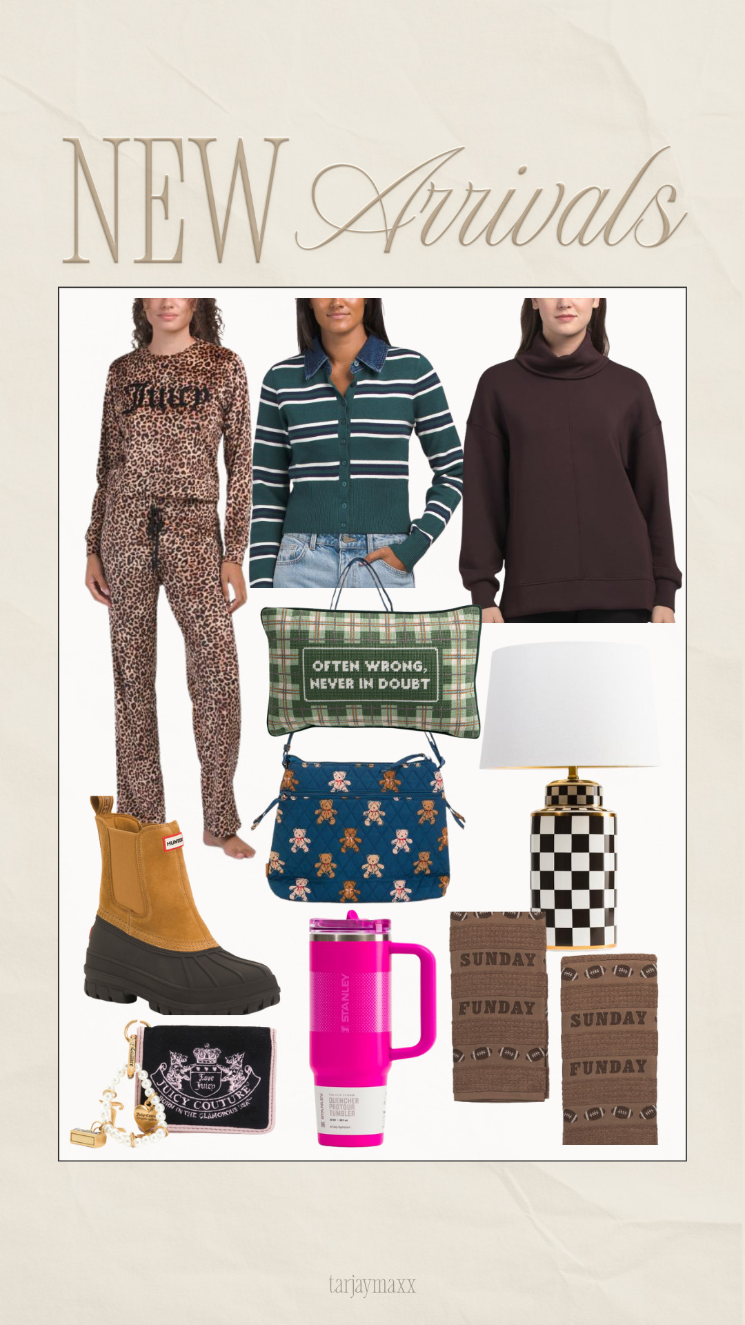 Fresh TJ Maxx finds just landed online and there are so many good ones 👏 From everyday fashion to accessories and fall-ready pieces, these are the newest arrivals I’d add to cart before sizes and styles start selling out.
wedding guest dress summer, teacher outfits, fall outfits women, back to school outfits teen, country concert outfits, date night outfits, business casual workwear, fall wedding guest dress, vacation outfits beach, concert outfit ideas 

 #LTKootd #LTKSeasonal #LTKHome