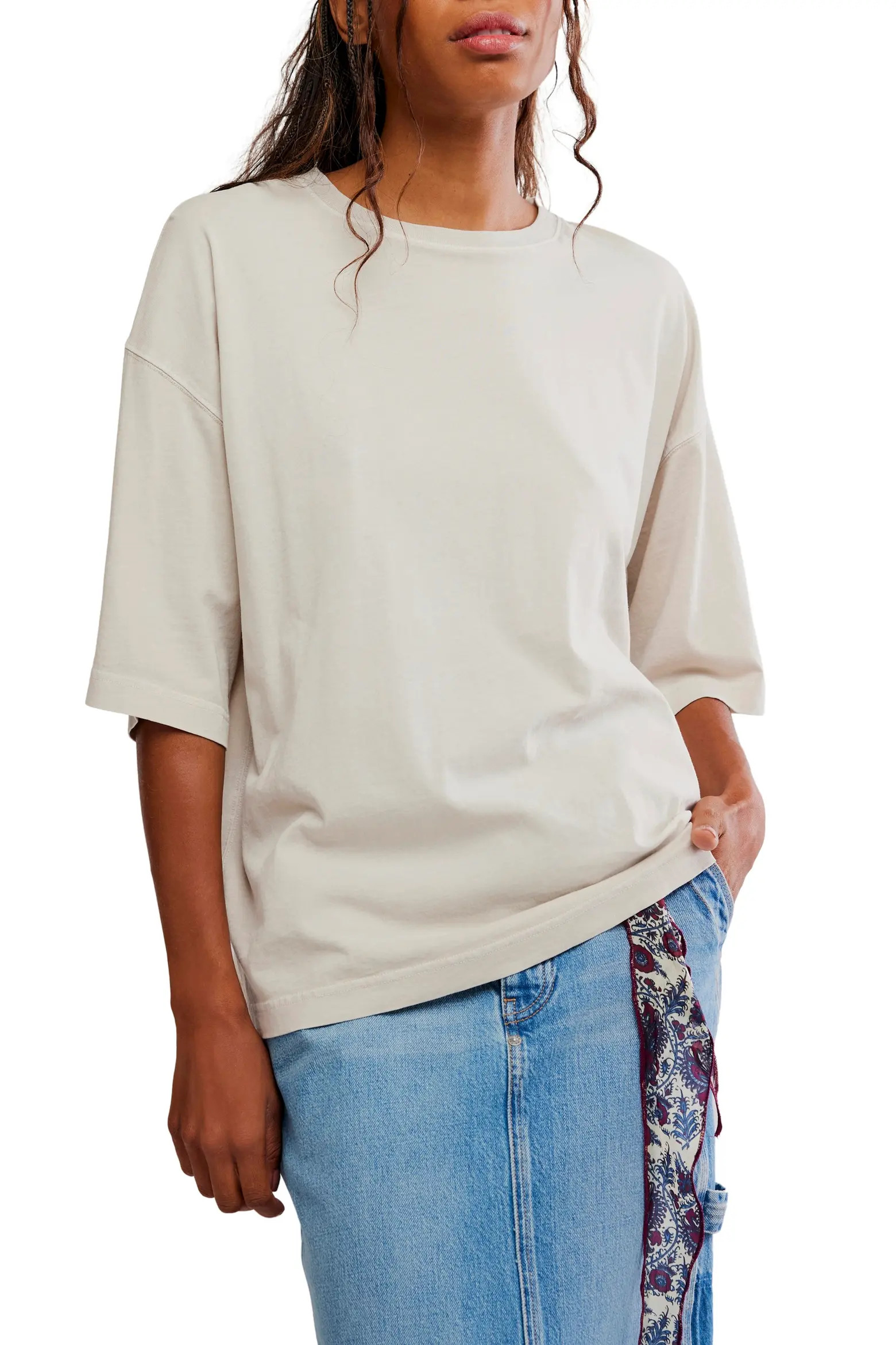 Free People We The Free Perfect Oversize Cotton T-Shirt (Women) | Nordstrom | Nordstrom