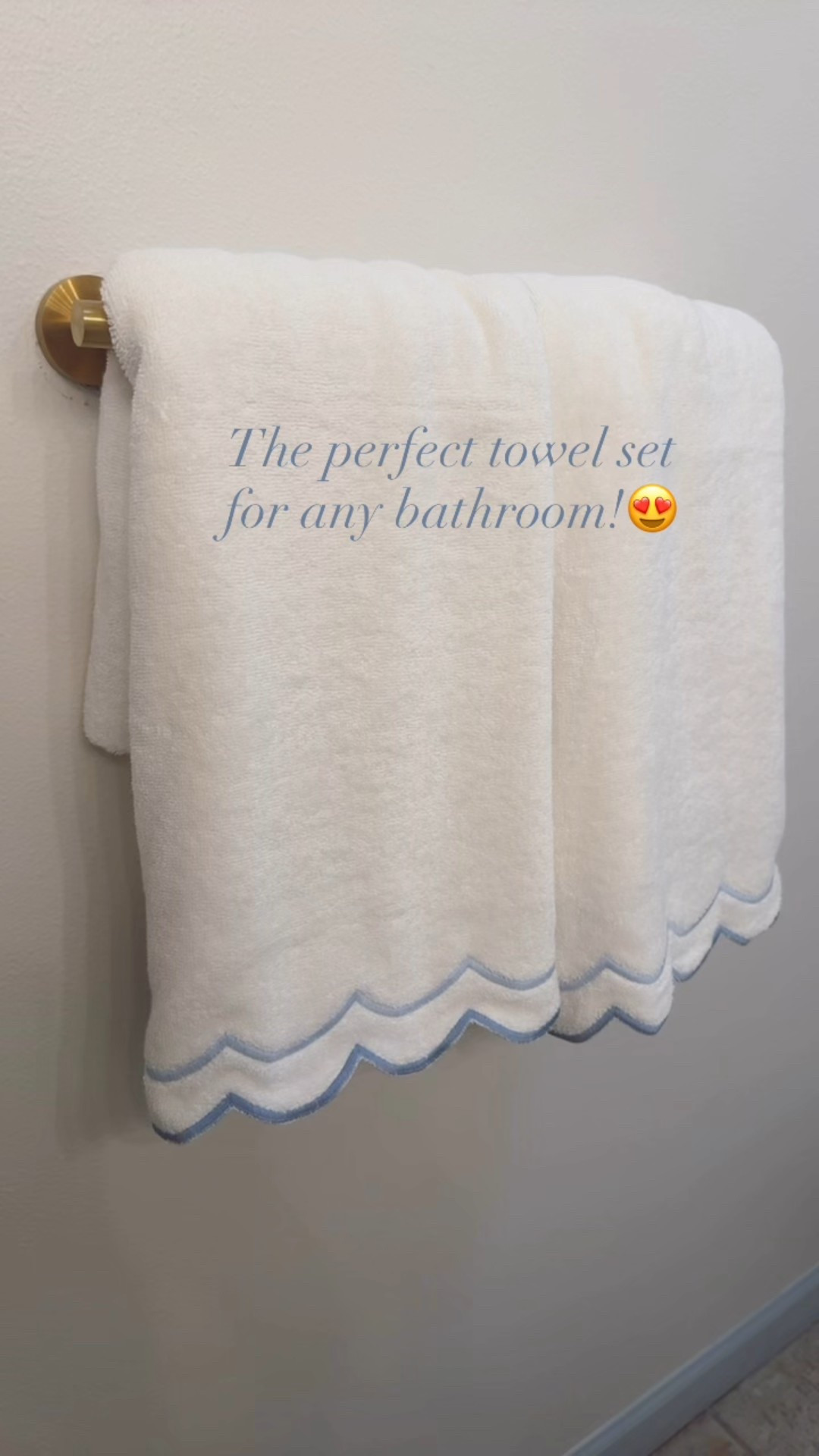 These scalloped bath towels make for the perfect addition to our guest bath!🩵

@wayfair, #wayfair, #wayfairpartner
Bathroom Decor, Grandmillennial, Home Decor

#LTKHome