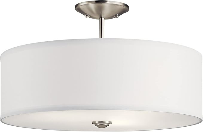 Kichler Lighting 43692NI Semi Flush, Brushed Nickel | Amazon (US)