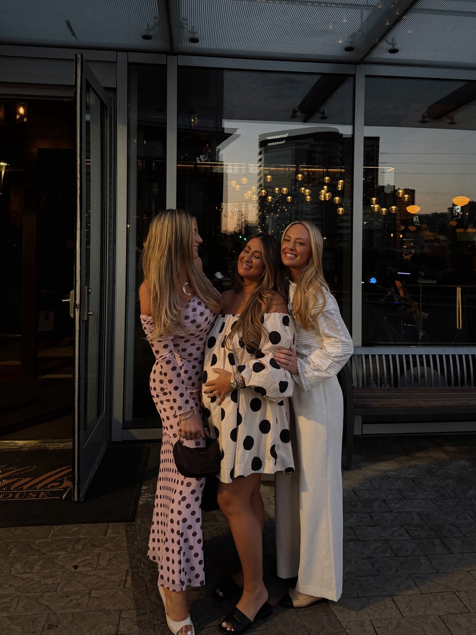 size small polkadot dress 🖤 

#LTKdayinmylife #LTKootd