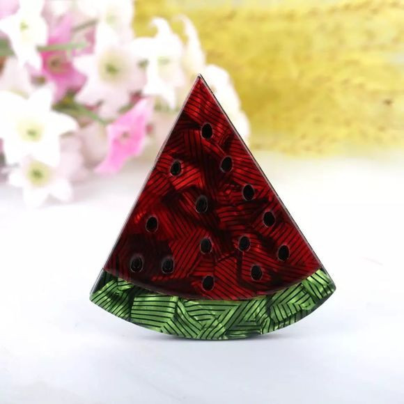 VQ Watermelon Brooch | Poshmark