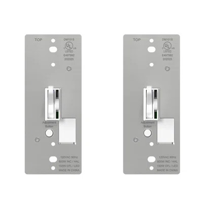 600-Watt Single Pole Slide Dimmer | Wayfair North America