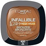 L'Oreal Paris Infallible Up to 24H Fresh Wear Soft Matte Longwear Bronzer. Waterproof, heatproof, Tr | Amazon (US)
