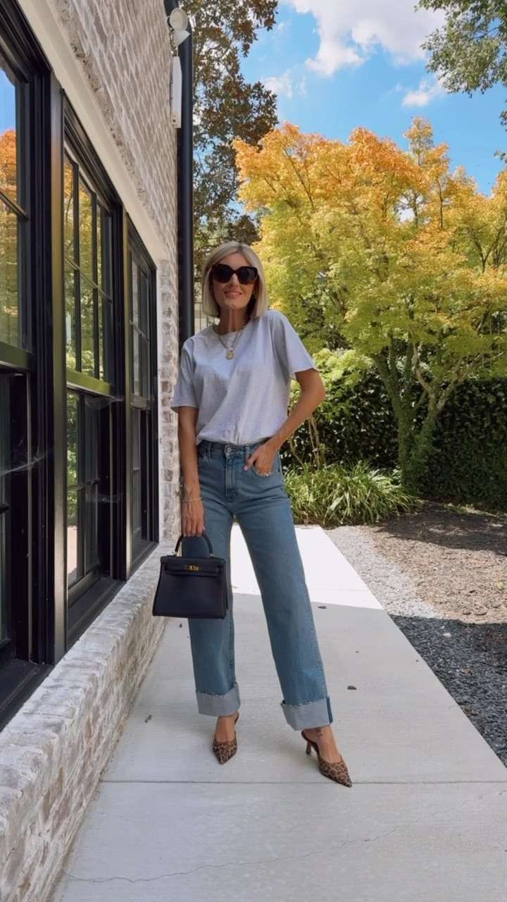 A simple tee with jeans but elevated with some heels! Wearing M/26! I sized up for the bump! Use code AFLOVERLY for an extra 15% off these Abercrombie finds!

Loverly Grey, Abercrombie sale, Labor Day sale 

#LTKSaleAlert #LTKSeasonal #LTKStyleTip