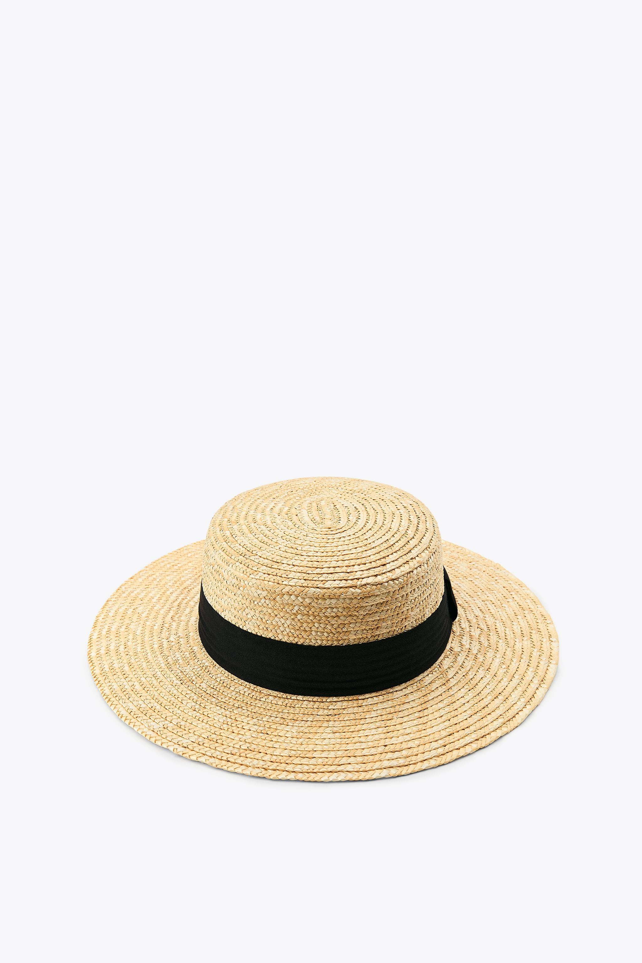 HAT WITH CONTRASTING BAND | Zara US