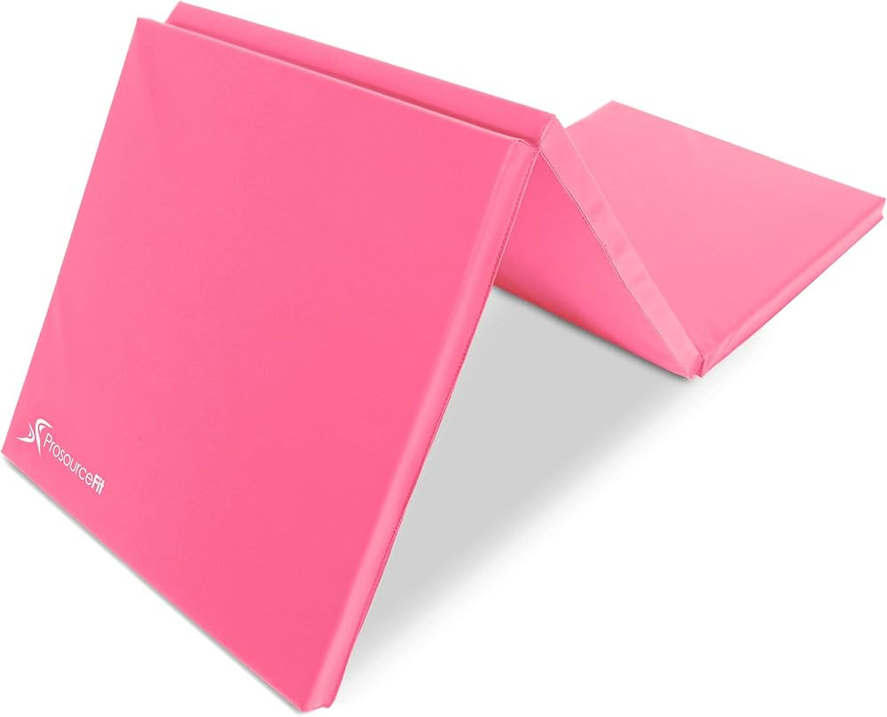 ProSource Tri-Fold Folding Thick Exercise Mat 6’x2’ with Carrying Handles for MMA, Gymnastics... | Amazon (US)