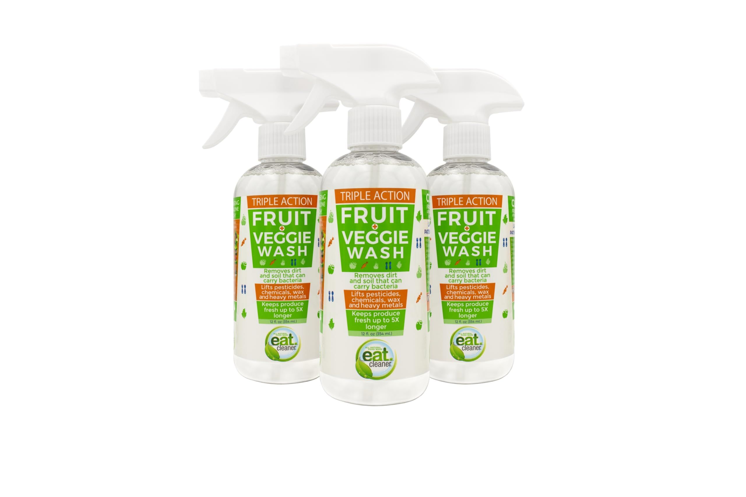 Eat Cleaner Fruit and Vegetable Wash Spray Removes Pesticides Water Can\u2019t. Eliminates 99.9% ... | Amazon (US)