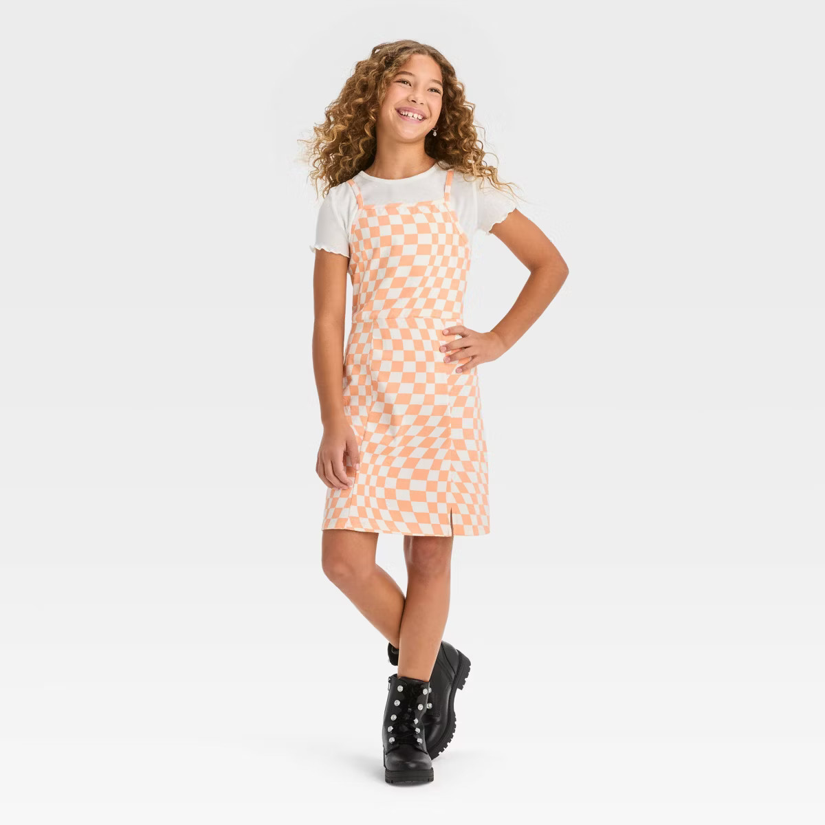 Girls' Short Sleeve 2 for 1 Dress - art class™ | Target