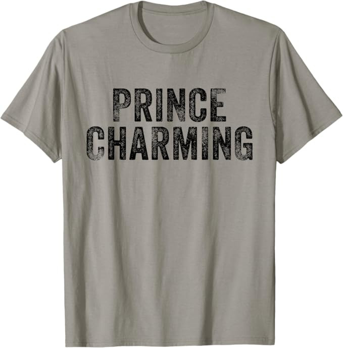 Prince Charming Fairy Tale Hero Funny Vintage Distressed T-Shirt | Amazon (US)