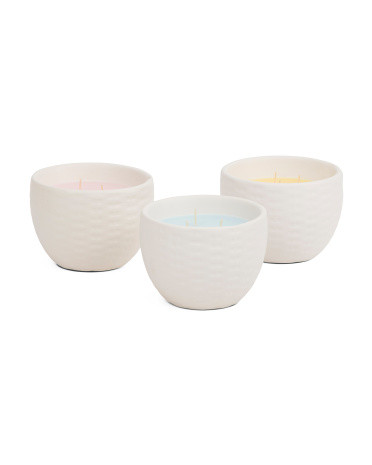 3pc 6oz Ceramic Egg Candles Set | TJ Maxx