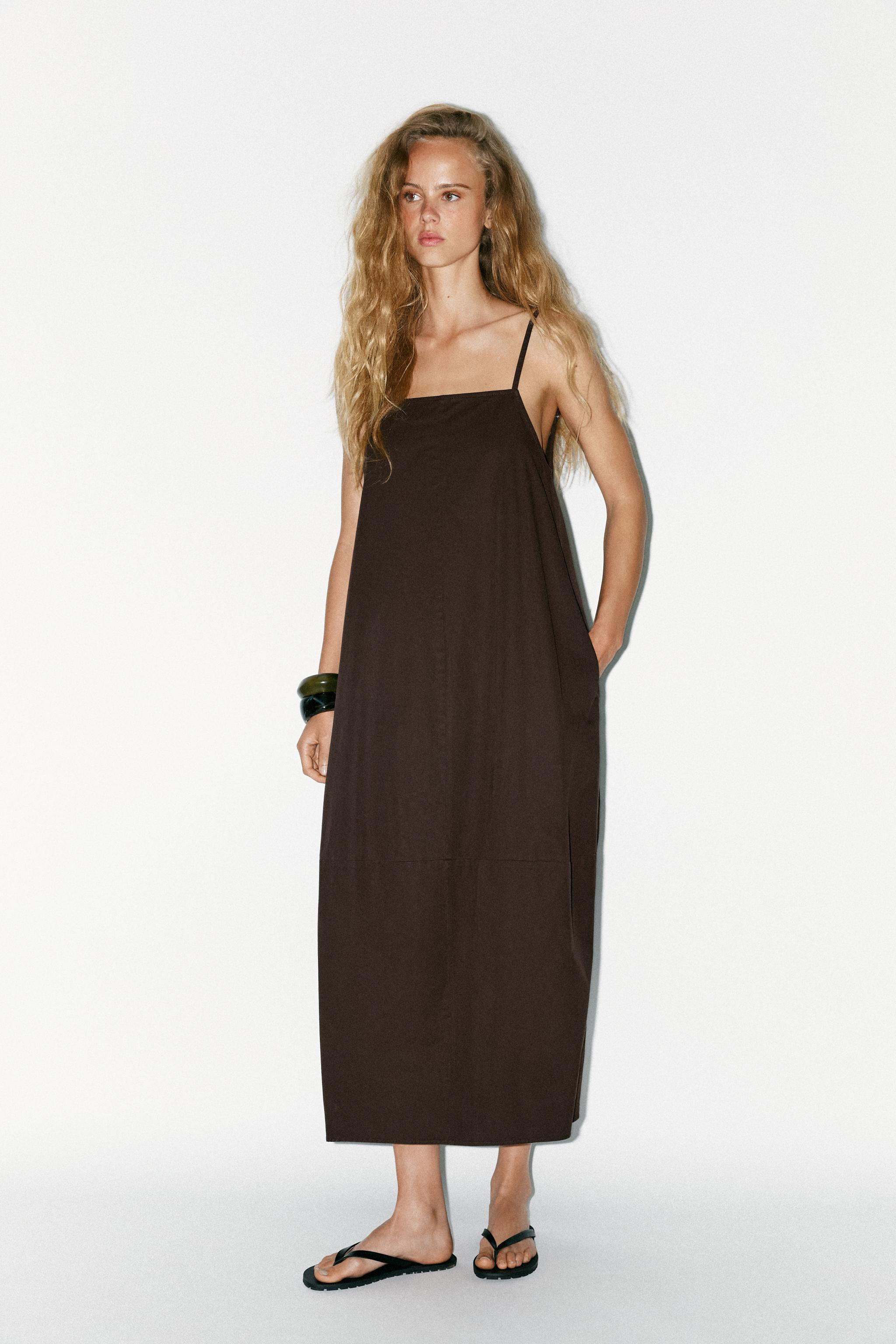 PLEATED VOLUME DRESS | Zara US