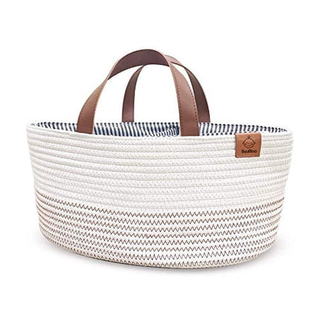 Buublaa-Baby Diaper Caddy Organizer-Cotton Rope Diaper Bag-Laundry Basket with Removable Inserts-Sho | Walmart (US)