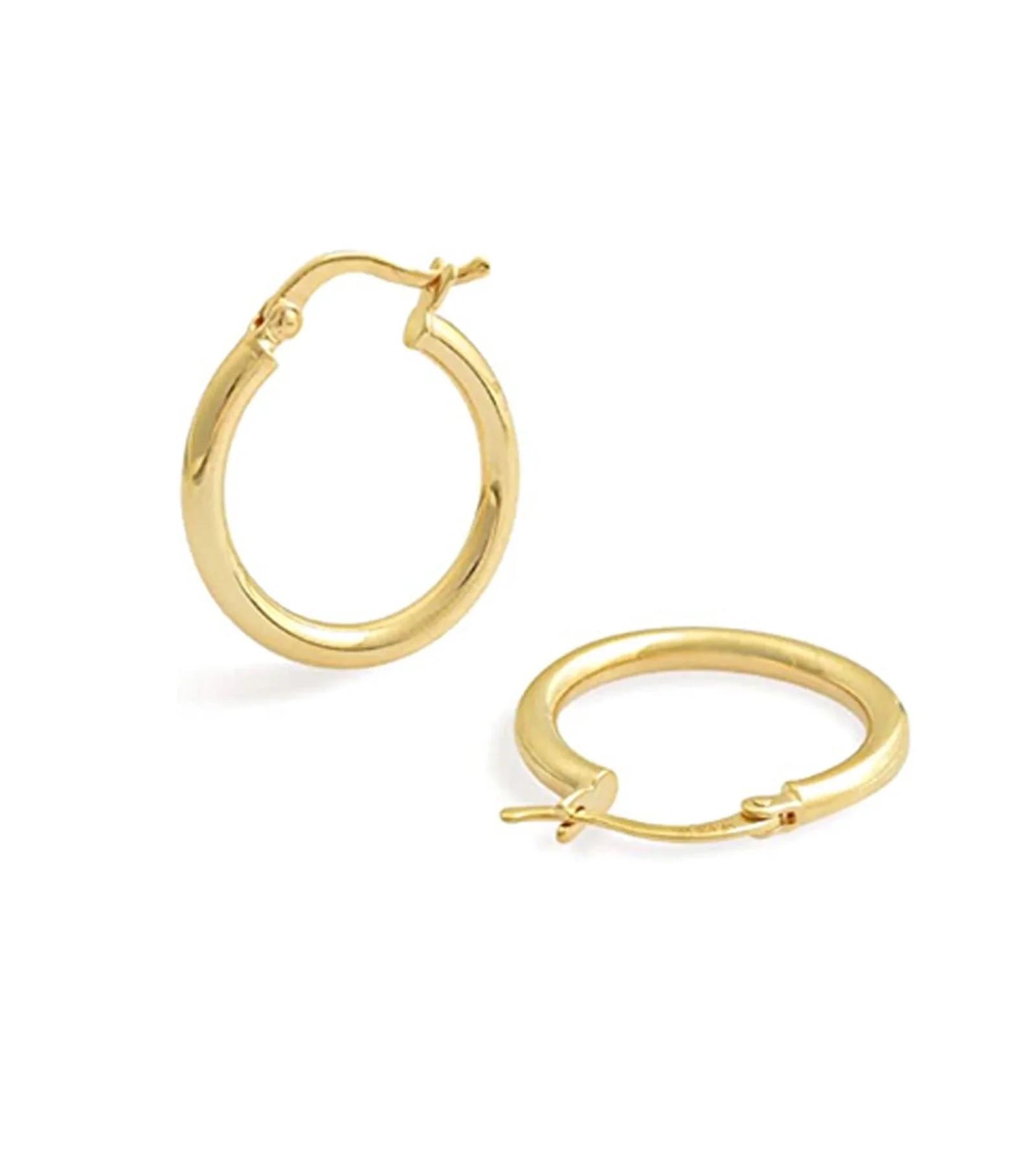 Jewelry Atelier Gold Hoop Earrings Collection - 14K Solid Yellow Gold Filled Earrings Stylish Gol... | Walmart (US)