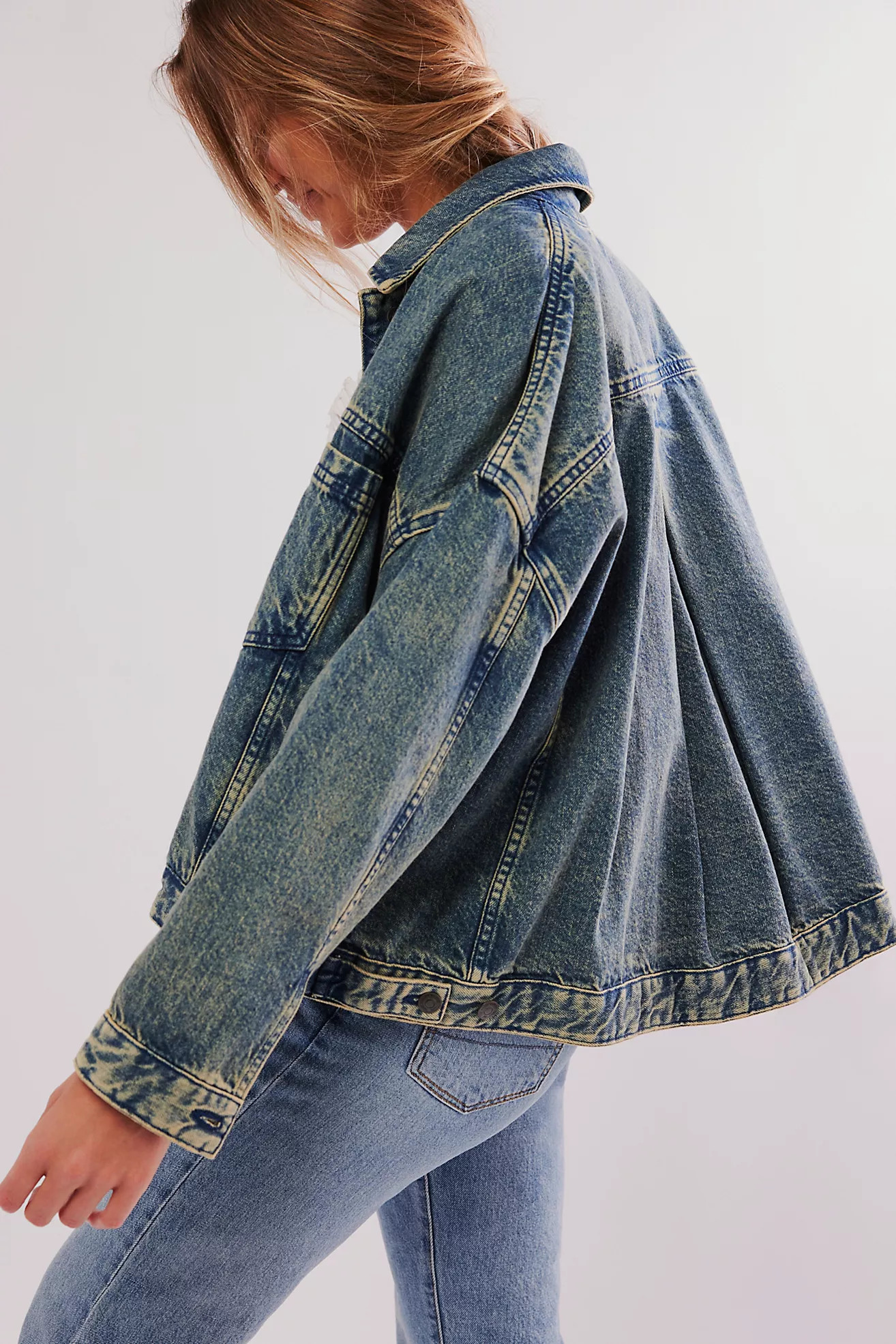 We The Free Opal Swing Denim Jacket | Free People (Global - UK&FR Excluded)