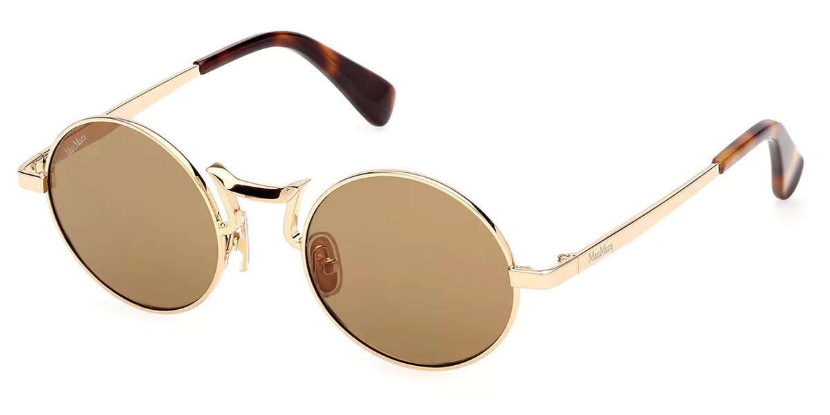 Max Mara MM0127 30L Women’s Sunglasses Gold Size 48 | SmartBuyGlasses Global