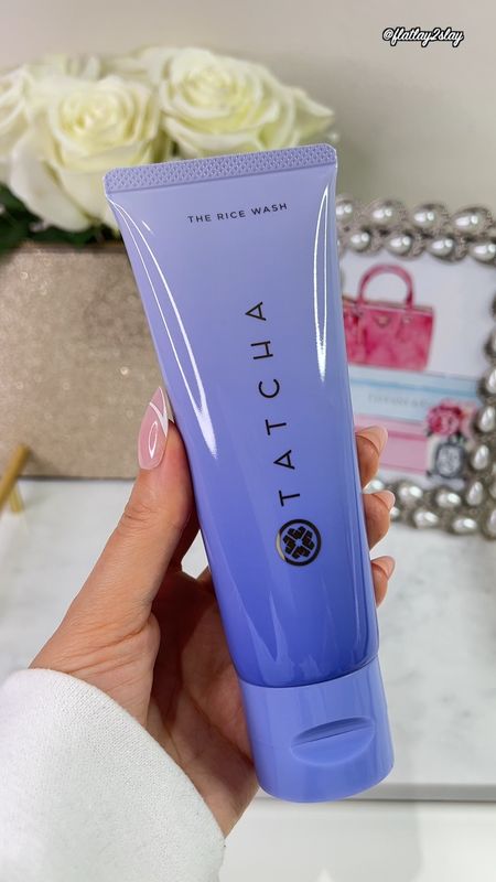 Obsessed with @Tatcha The Rice Wash cleanser 🫧 It is gentle, cream to foam cleanser, that leaves my skin silky soft, hydrated and clean 💜 

#tatcha #tatchaskincare #ricewash #cleanser #facewash #skincare #skincareroutine 

#LTKVideo #LTKbeauty #LTKfindsunder50