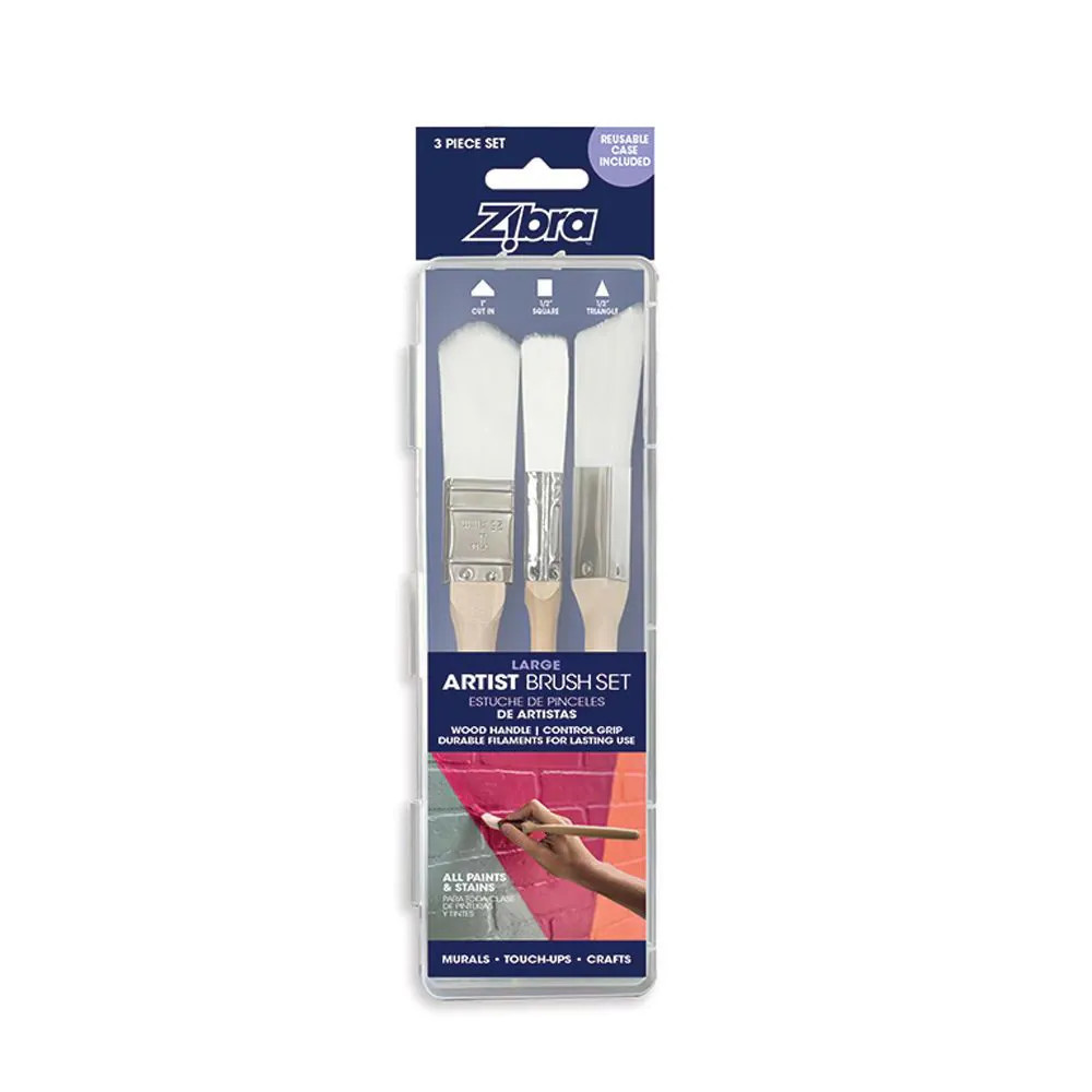 Zibra Multiple Sizes Reusable Assorted Specialty Craft Brush one_size | SET3ARTR | Lowe's