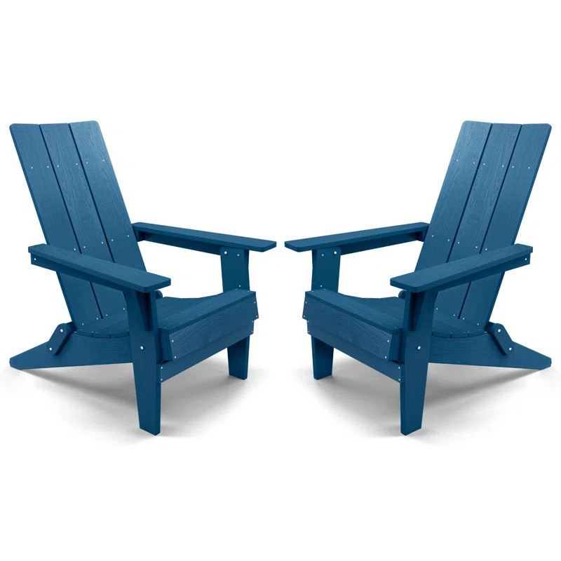 Allurine Surf Folded Adirondack Chair (Set of 2) | Wayfair North America