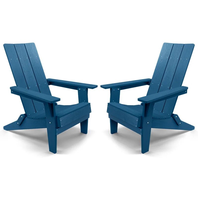 Allurine Surf Folded Adirondack Chair (Set of 2) | Wayfair North America