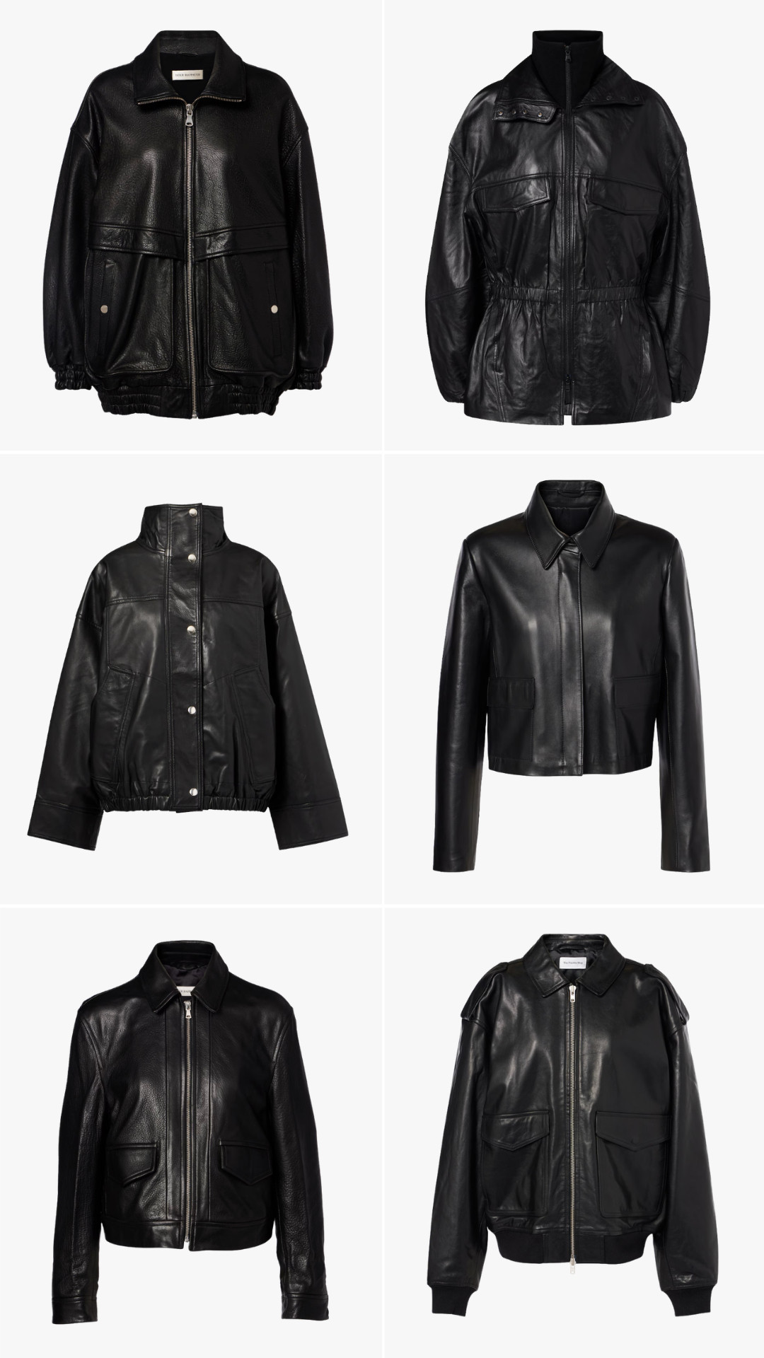 Black leather jackets under $1500 

 