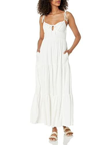 NIA womens Nia Women's Aimee Dress, White, Small US | Amazon (US)