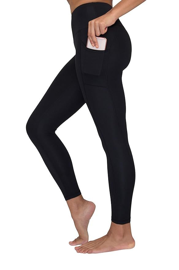 Yogalicious High Waist Ultra Soft Ankle Length Leggings with Pockets | Amazon (US)
