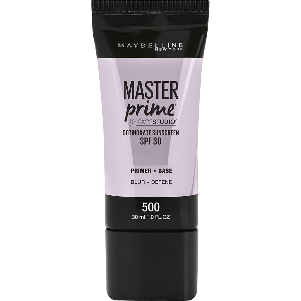 Maybelline New York Facestudio Master Prime Primer Makeup, Blur+ Defend, 1 fl. oz. | Amazon (US)