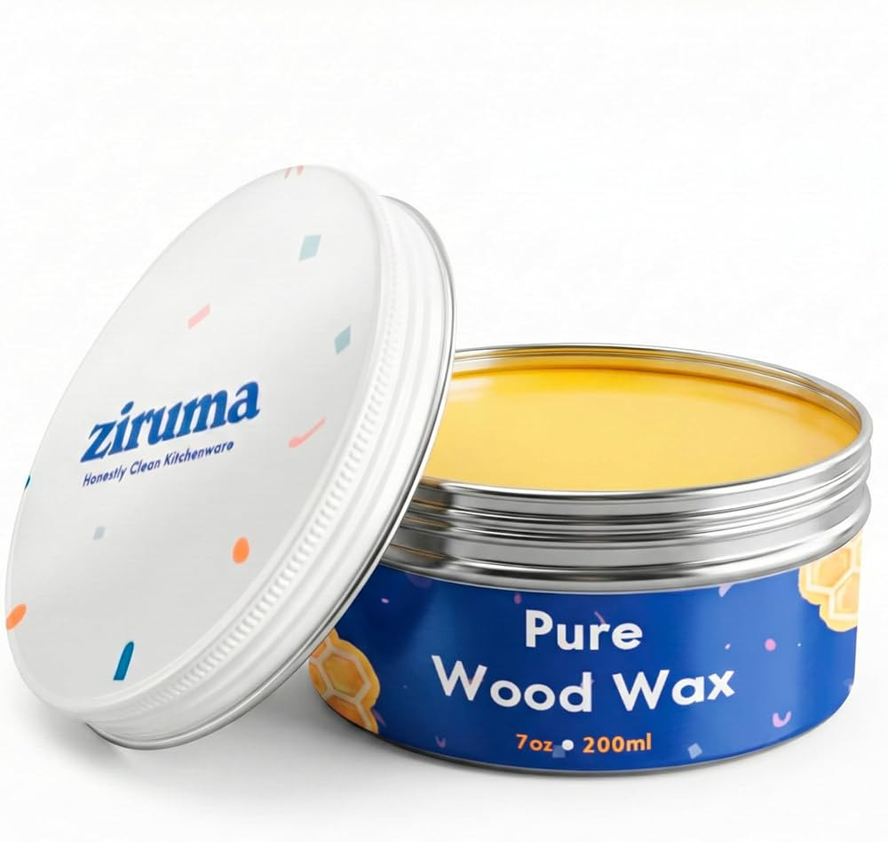 Non-Toxic Wood Wax, Mineral Oil Free, Made of Beeswax & Natural Oils, 7 oz | Amazon (US)