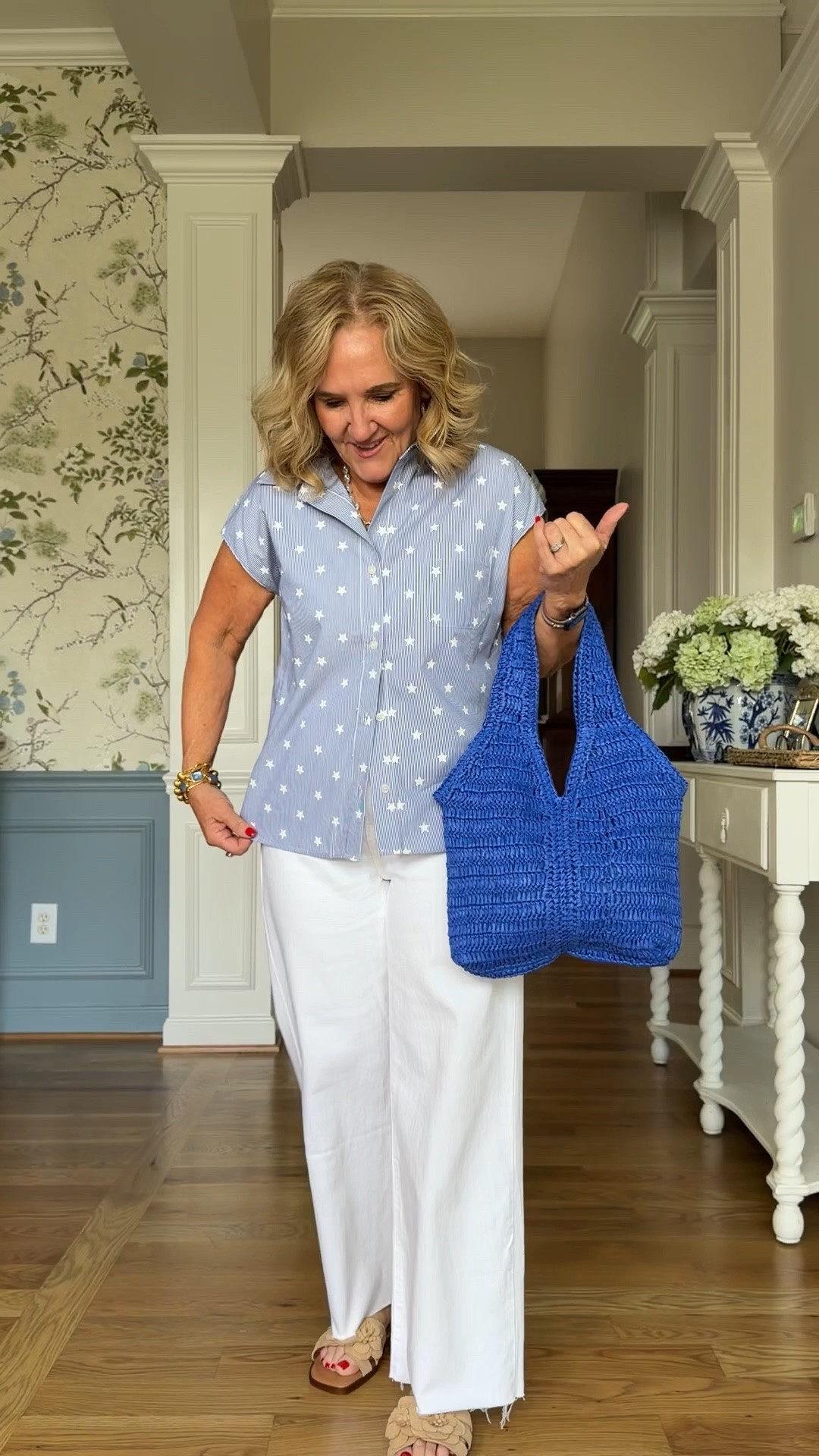 Avara latest summer collection 
15% off code good 1x NANETTE20
Blouses and dresses size medium 
Jeans size 29
Don’t miss the accessories 

Summer dresses summer casual outfits red white blue outfits

#LTKOver40 #LTKootd #LTKSeasonal