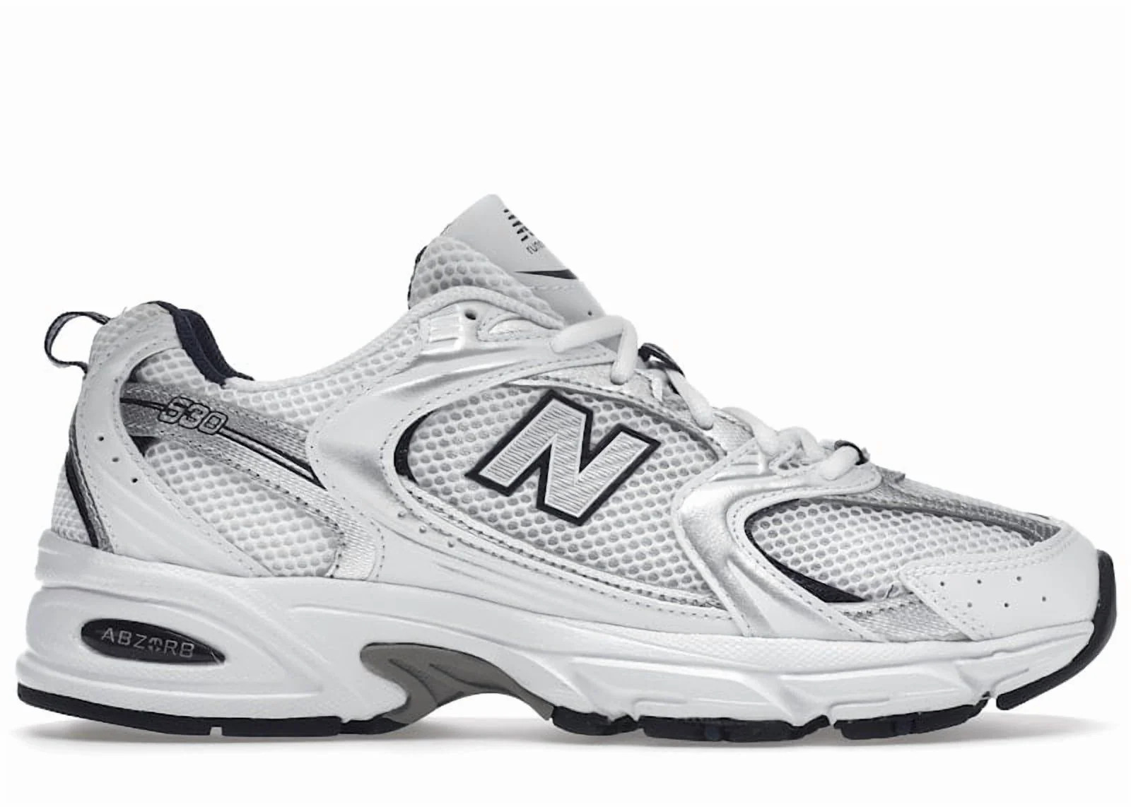 New Balance Men's 530 White Silver Navy Running Shoes, from StockX | Walmart (US)