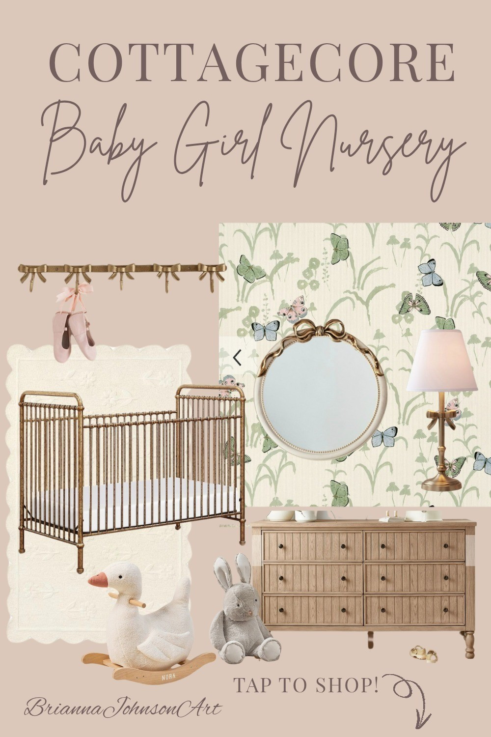 Pottery Barn baby girl cottagecore nursery!

#LTKBaby #LTKKids #LTKBump