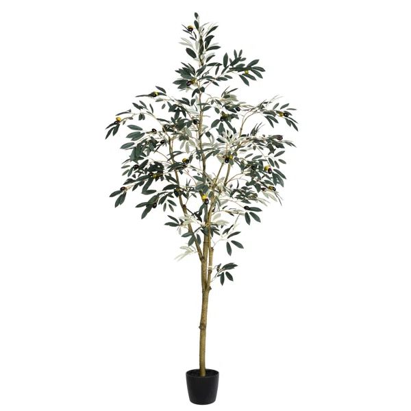 Faux Olive Tree Tree in Pot | Wayfair North America