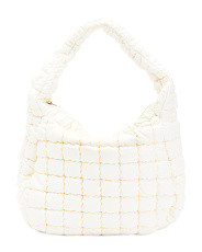 Nylon Quilted Puffer Hobo | Marshalls