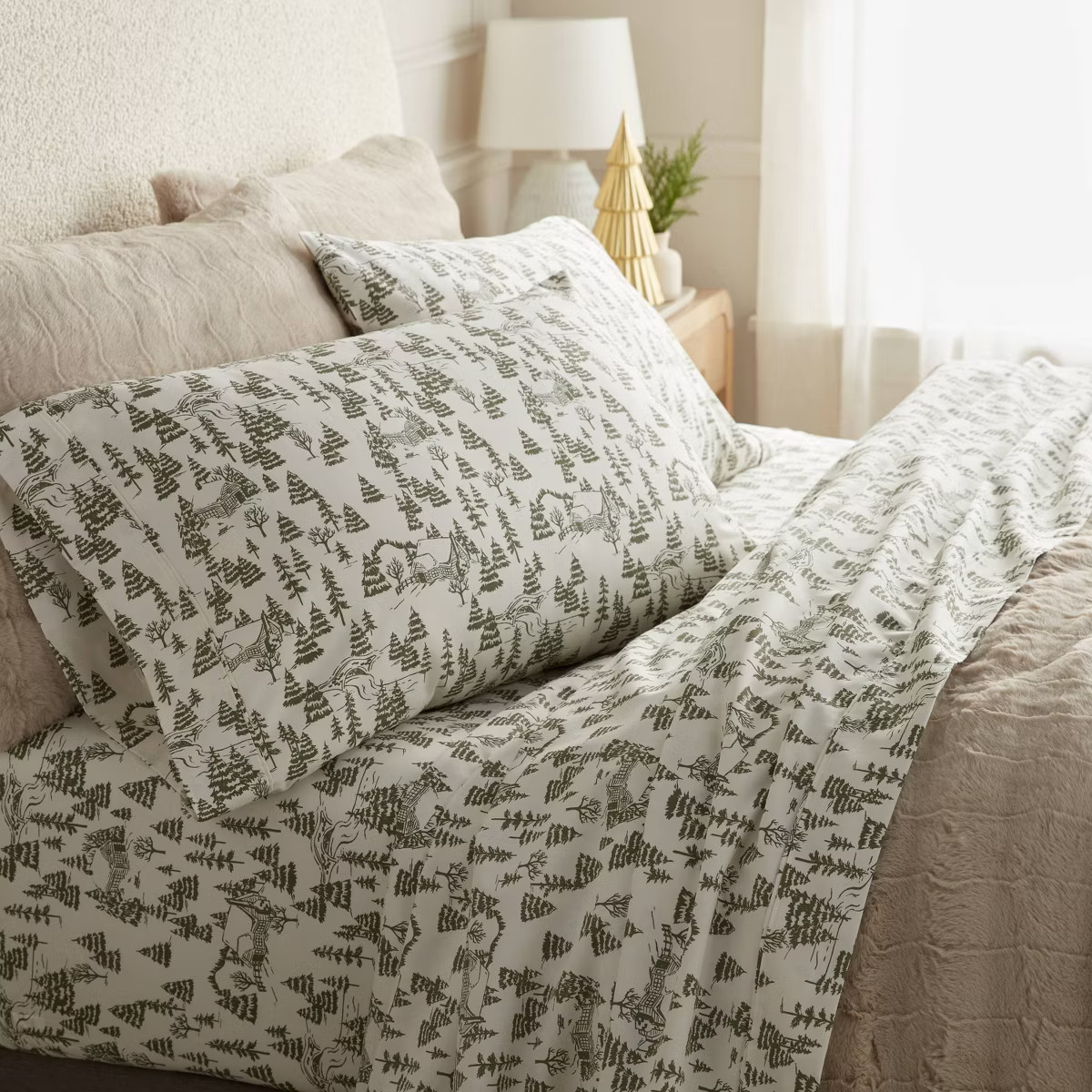 400 Thread Count Performance Holiday Sheet Set - Threshold™ | Target