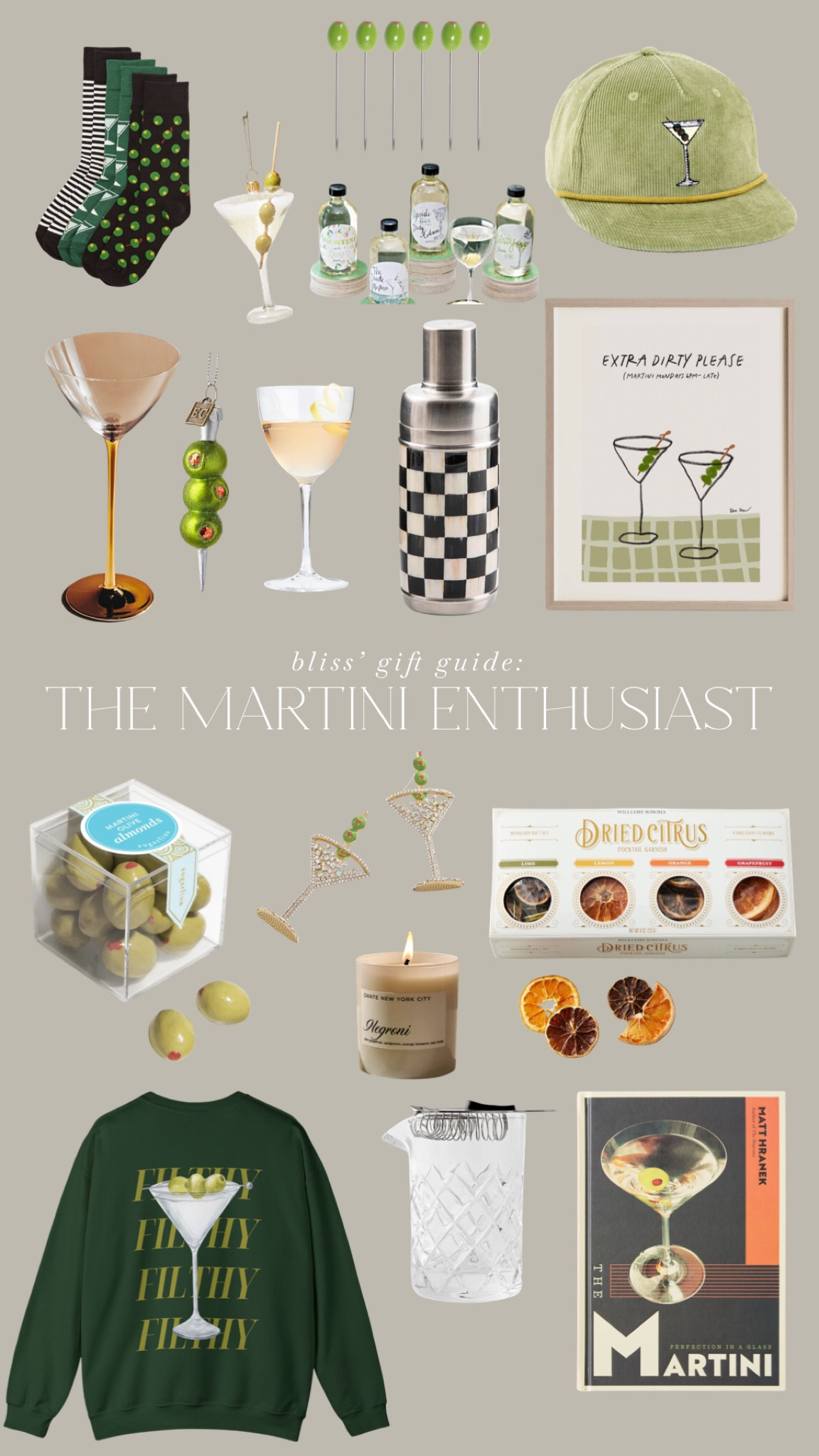 Gift guide for the martini enthusiast in your life 🍸🫒 

#LTKSeasonal #LTKGiftGuide #LTKHoliday