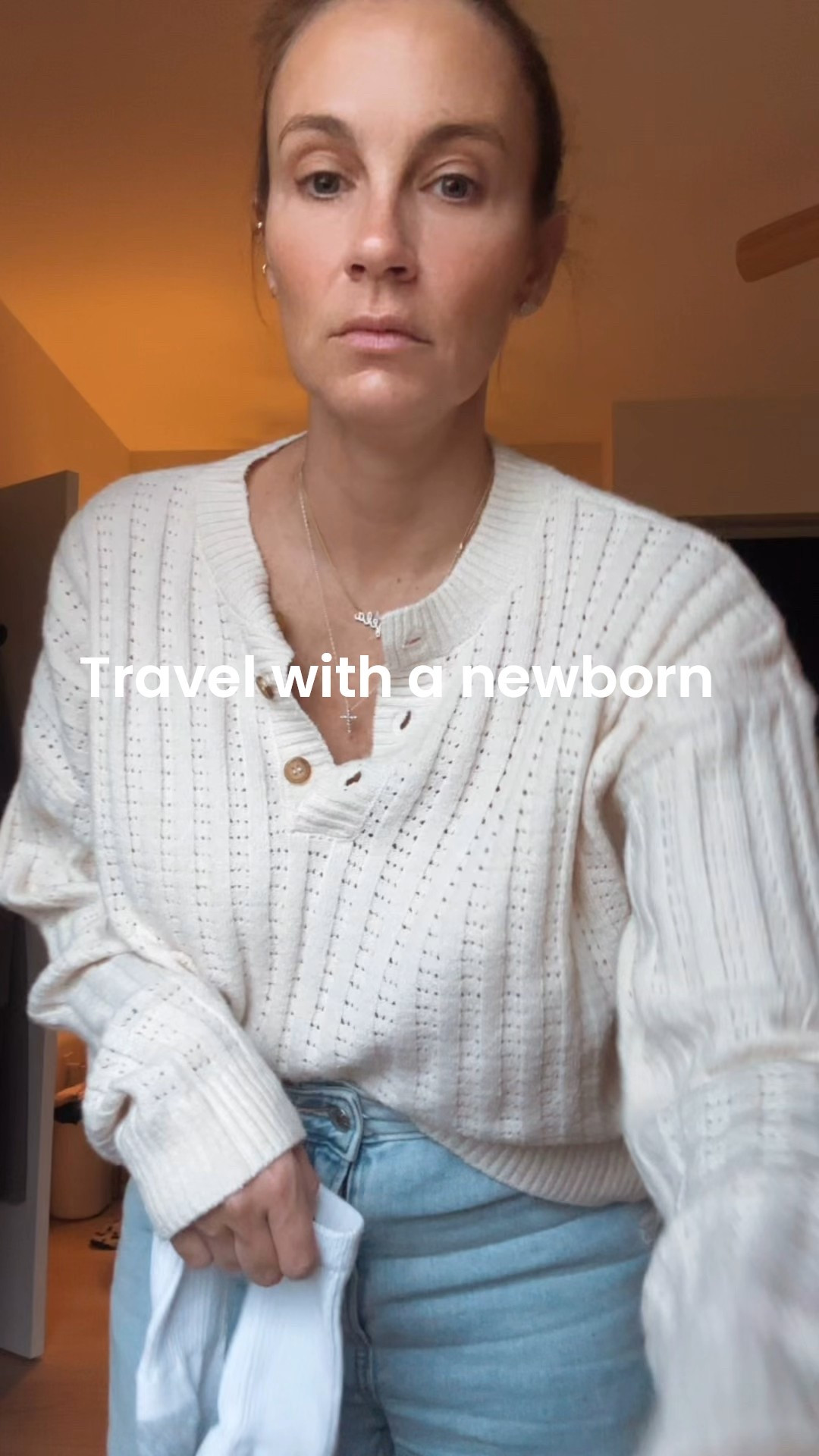 Travel outfit with a newborn. Nursing friendly top and nursing bra. Walmart top is super soft and only $15!

#LTKTravel #LTKmomlife #LTKBaby