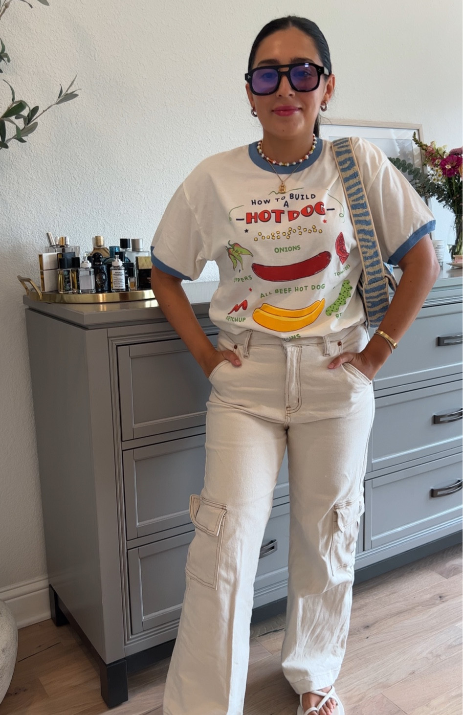 Obsessed with this hot dog graphic t from target. 


Casual summer outfit 
Baseball game outfit 
Graphic t shirt outfit 
Fun graphic t 
Travel outfit 
Airport outfit 
Fourth of July outfit 
4th of July 

#LTKstyletip #LTKunder50 #LTKSeasonal